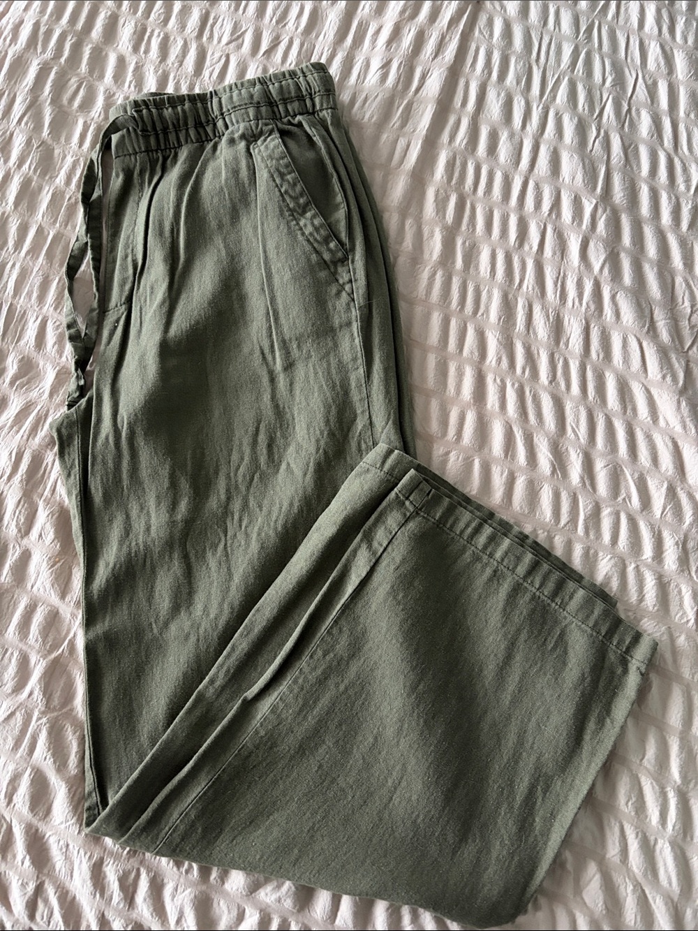 Old Navy Women’s Olive Green Casual Drawstring Pants